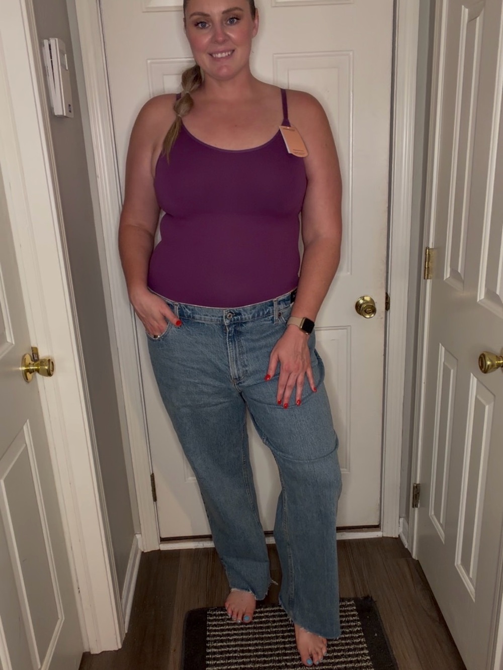 Abercrombie and Fitch Blue Wide Leg Jeans